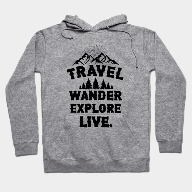 TRAVEL Hoodie by thiagobianchini